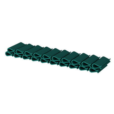 Tvoros Juosta Klipsai Basic Line 4.75 cm (RAL6005) - 20 vnt